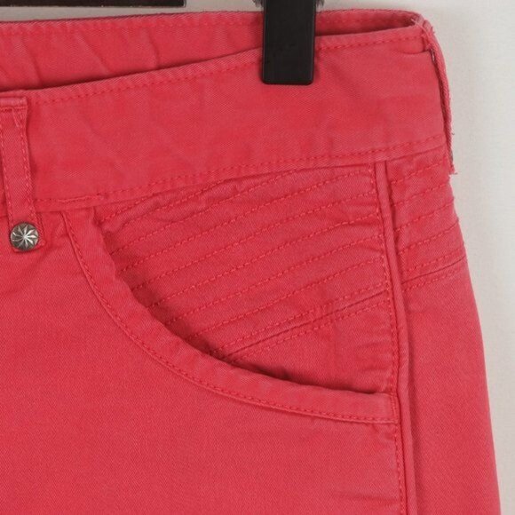 Athleta Kaleidoscope Women's Size 2 Pink Stretch Mid Rise Ankle Skinny Pants - Picture 6 of 10